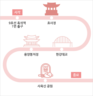 노들나루길 지도