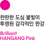 찬란한 도심 불빛이 투영된 감각적인 한강 Brilliant HANGANG Pink