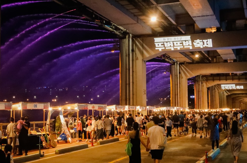 2023 상반기 뚜벅뚜벅 축제_잠수교 행사 야경