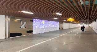 잠실나들목 래빗뮤지엄 미술작품 별이 빛나는 밤에