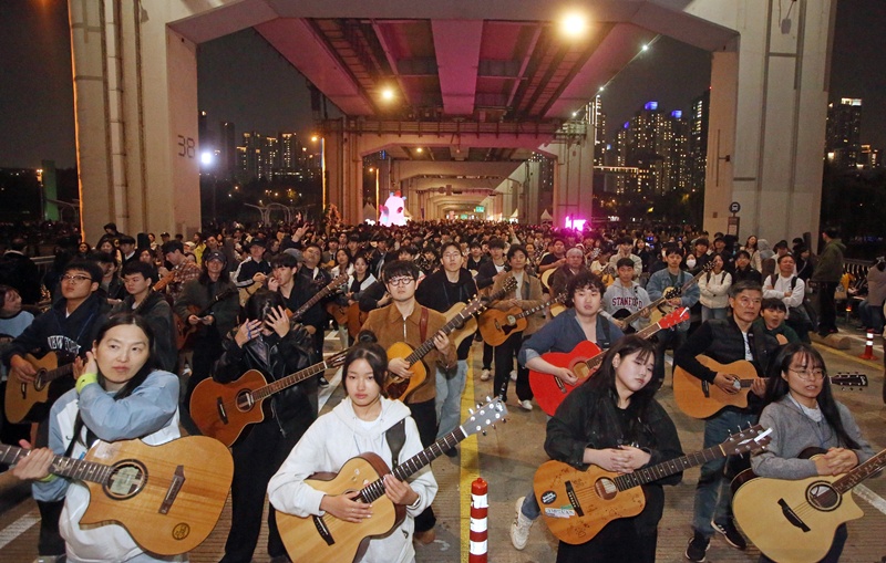 낭만한강 기타 플래시몹
