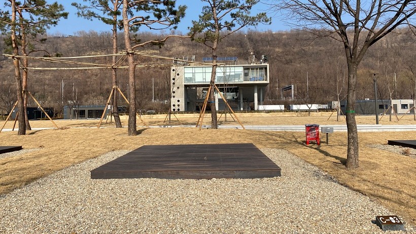 난지캠핑장 바비큐존